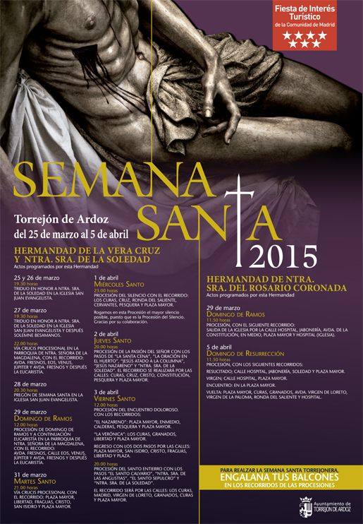 Semana Santa en Torrejón de Ardoz 2015 Torrejón de Ardoz